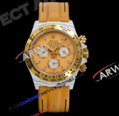 TW Factory Clone Rolex Diw Daytona White Carbon Fiber Watch Yellow Gold